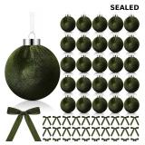 Wettarn offers 30 sets of 3.15-inch velvet Christm