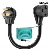 SEALED-4 Prong to 3 Prong Dryer Adapter 2FT