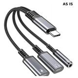 AS IS-USB-C to 3.5mm Charger Adapter