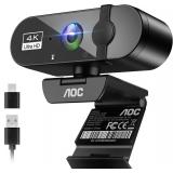 AOC 4k Webcam for PC with Microphone