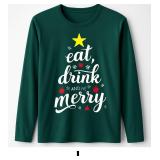 Green Long Sleeve Holiday Shirt