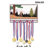 2x AceOrbit's 3D Sports Medal Holder x2