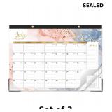 3x Desk Calendar 2026-2027 - Calendar 2026-2027