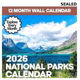 2026 National Parks Wall Calendar