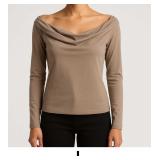 Off-Shoulder Long Sleeve Top