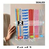 3x Aheroi 2 Pack Straw Holder
