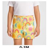 Kids' Colorful Sun and Rainbow Shorts