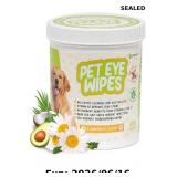 Pet Eye Wipes for Dogs & Cats | Gently Removes Tea