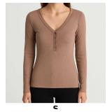 Long Sleeve V-Neck Top