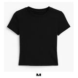 Black Short Sleeve Top