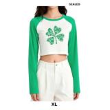 Women's St. Patrick's Day Shirt Irish Crop Shirt