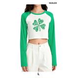 Women's St. Patrick's Day Shirt Irish Crop Shirt