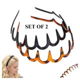U Shape Hair Comb Headband, SET OF 2