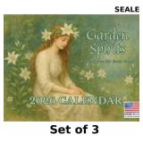 3x Garden Spirits Floral Muse Botanical Calendar