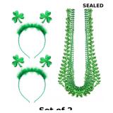 2x 2pcs St Patrick's Day Headbands