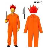 Skicuff Halloween Orange Prisoner Cosplay Costume