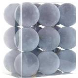 18pcs Dusty Blue Velvet Ornaments
