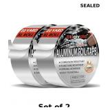 2x 2 pack Aluminum foil tape