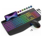 SABLUTE Wireless Keyboard and Mouse