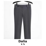 Dalia Gray Slim Fit Pants