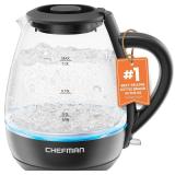 Chefman 1L Electric Tea Kettle w/ LED Light