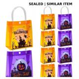 SATINIOR 24 Pcs Halloween Clear Treat Bags with Ha