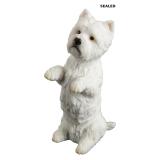 2x West Highland White Terrier Sitting Up Puppy...