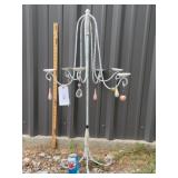 WROUGHT IRON  FLOOR CANDELABRA