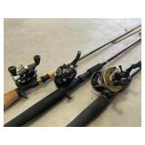 3 BAITCASTING  COMBOS