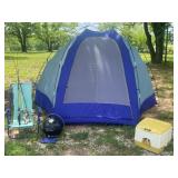 CAMPING LOT WITH NEW GRILL &  PORTABLE TOILET
