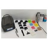 CONAIR # CUT ELECTRIC CLIPPER SET & LEATHER BAG