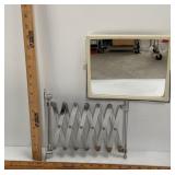 VNTG SCISSOR ACCORDION 2 SIDED MIRROR