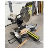 RYOBI 10' COMPOUND RADIAL MITER SAW W/ LASER