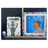 2 PIECES OF ORIGINAL FOLK ART