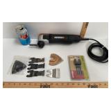 WORX 2.5 AMP OSCILLATING MULTI-TOOL & ACCESSORIES