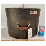 VNTG HUMES & BERG FIBER DRUM CASE/ LEATHER HANDLE