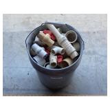5 GALLON BUCKET OF PLUMBING FITTINGS