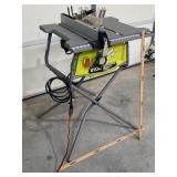 RYOBI PORTABLE 10' TABLE SAW WITH FOLDING STAND