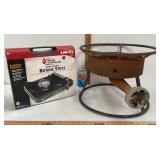 NEW PORTABLE GAS STOVE & PROPANE BURNER STAND
