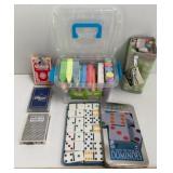CLASSIC GAMES & NIB CHALK/MARKERS