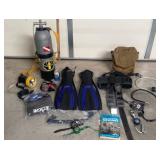 LARGE SCUBA DIVING LOT