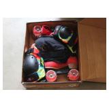 Bauer Vapor Ice Skates/Easton Hockey Glove-Sz 3