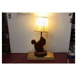 Lamp; Homeade Wooden Squirrel