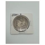 1886 - O MORGAN SILVER DOLLAR