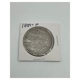 1881 MORGAN SILVER DOLLAR
