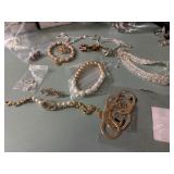 4 RIngs, 3 Bracelets, 3 Necklaces, 2 Sets Earrings