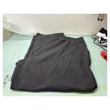 HAINES womens 4xl fleece lined sweat pants black
