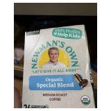 2 boxes paul newman k cups organic special blend