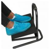 mindreader adjustable height foot rest black