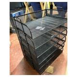 6 stackable desk organizers for files etc